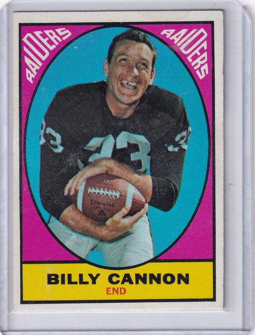1967 Topps Football #109 Billy Cannon - Oakland Raiders