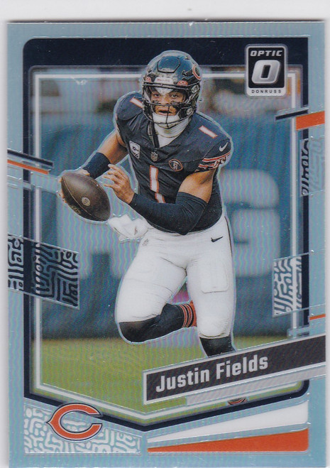 2023 DONRUSS OPTIC #36 JUSTIN FIELDS SILVER- CHICAGO BEARS