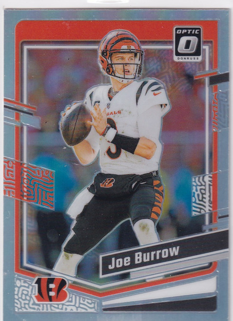 2023 DONRUSS OPTIC #42 JOE BURROW SILVER- CINCINNATI BENGALS