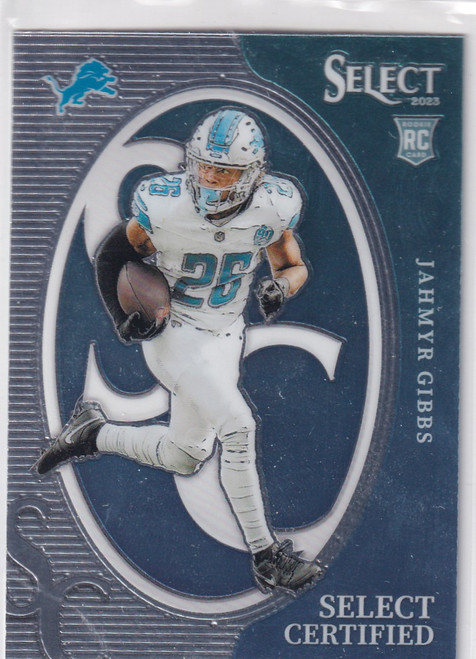 2023 SELECT #CRO-JGI JAHMYR GIBBS SELECT CERTIFIED- DETROIT LIONS