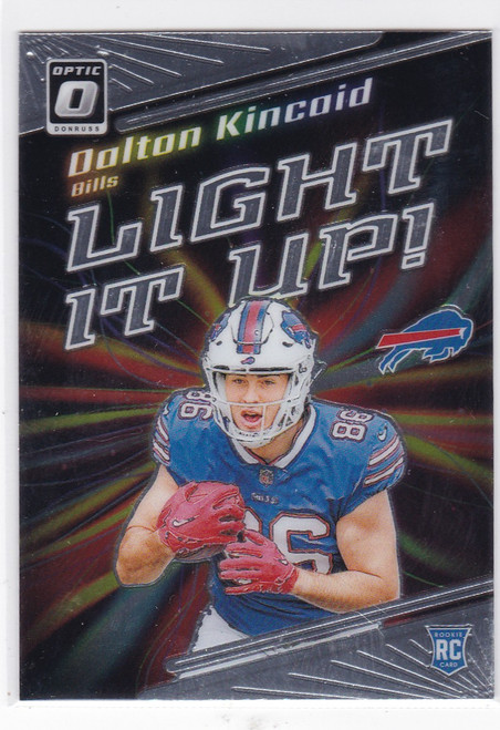 2023 DONRUSS OPTIC #LU-DK DALTON KINCAID LIGHT IT UP- BUFFALO BILLS