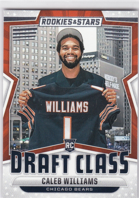 2024 ROOKIES AND STARS #DC-CWS CALEB WILLIAMS DRAFT CLASS- CHICAGO BEARS