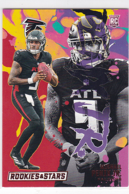 2024 ROOKIES AND STARS #RE-MPJ MICHAEL PENIX JR RED- ATLANTA FALCONS