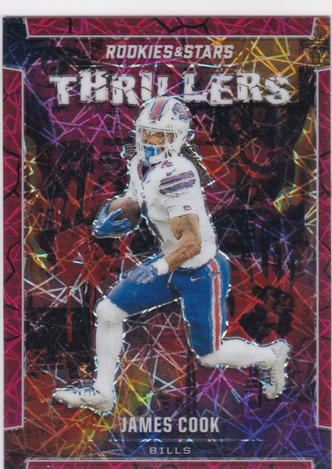2024 ROOKIES AND STARS #T-JCK JAMES COOK THRILLERS VELOCITY- BUFFALO BILLS