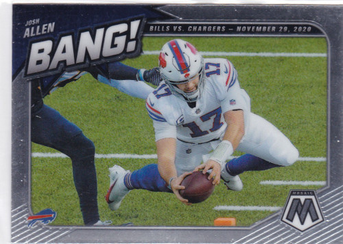 2021 MOSAIC #B-1 JOSH ALLEN BANG- BUFFALO BILLS