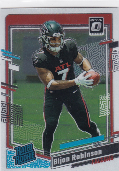 2023 DONRUSS OPTIC #206 BIJAN ROBINSON- ATLANTA FALCONS