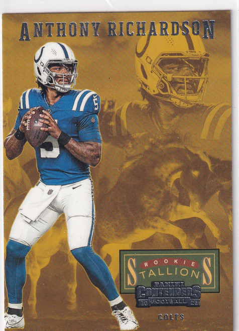 2023 CONTENDERS #2 ANTHONY RICHARDSON ROOKIE STALLIONS- INDIANAPOLIS COLTS