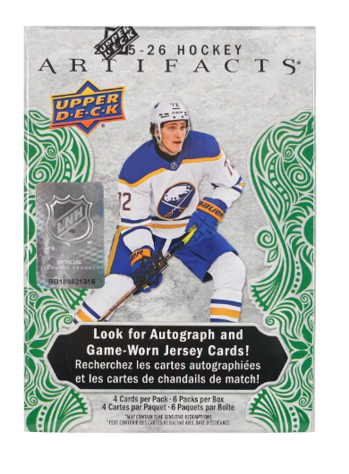 2025-26 Upper Deck Artifacts Blaster Box