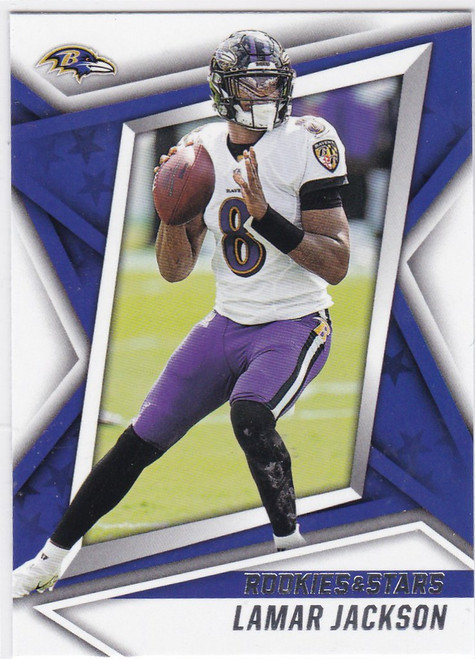 2021 Rookies & Stars #15 Lamar Jackson Baltimore Ravens
