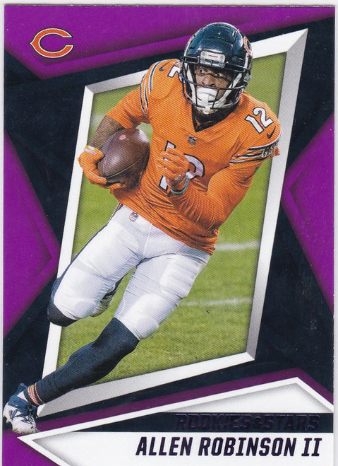 2021 Rookies & Stars #52 Allen Robinson Purple Parallel Chicago Bear