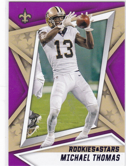 2021 Rookies & Stars #7 Michael Thomas Purple Parallel New Orleans Saints