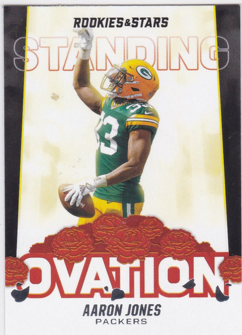 2021 Rookies & Stars #SO-13 Aaron Jones Ovation Green Bay Packers