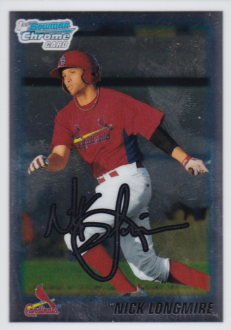 2010 Bowman Chrome #BDPP22 Nick Longmire St Louis Cardinals