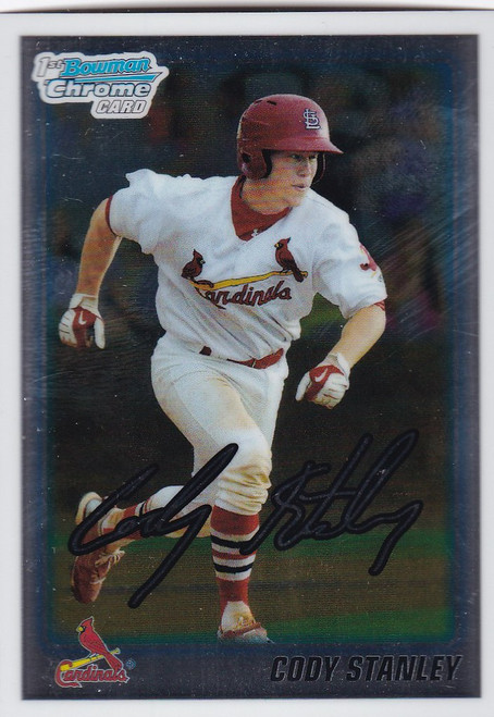 2010 Bowman Chrome #BDPP48 Cody Stanley St Louis Cardinals