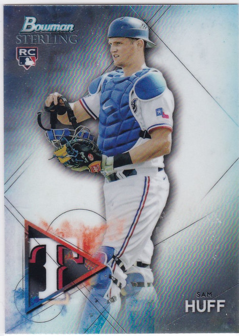 2021 Bowman #23 Sam Huff Rookie Card Texas Rangers