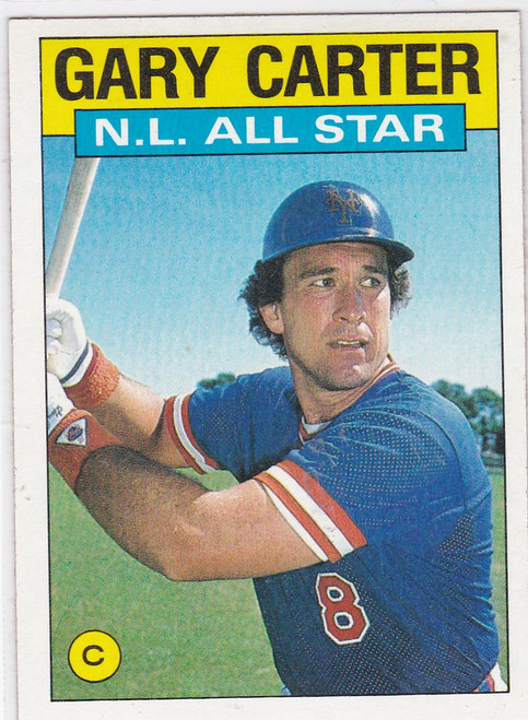 1986 Topps #708 Gary Carter All-Star Card New York Mets