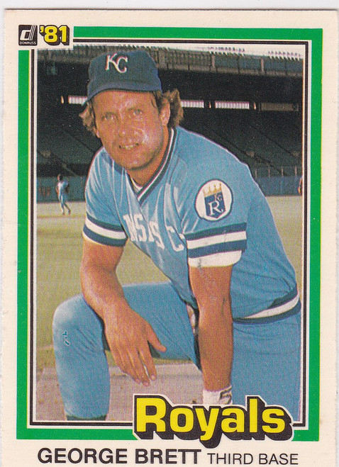 1981 Donruss #100 George Brett Kansas City Royals
