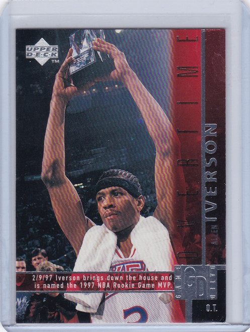 1997-98 Upper Deck #317 Allen Iverson Philadelphia 76ers