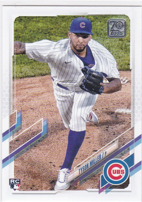 2021 Topps Udpate #US187 Tyson Miller RC Chicago Cubs