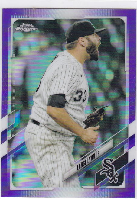 2021 Topps Chrome Update Purple Lance Lynn #USC57 Chicago White Sox