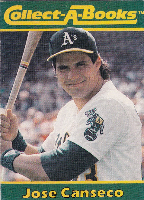 1990 Collect-A-Books #25 Jose Canseco  Oakland Athletics