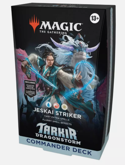 Magic The Gathering: - Tarkir Dragonstorm Jeskai Stiker Commander Deck