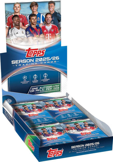 2025-26 Topps Chrome UEFA Club Competitions Hobby Box