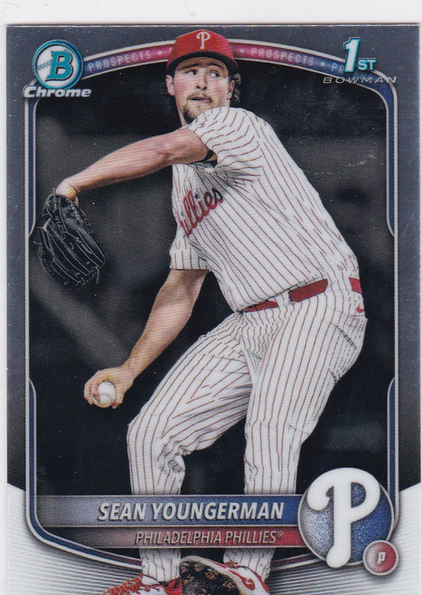 2025 Bowman Draft Chrome #BDC-104 Sean Youngerman Philadelphia Phillies