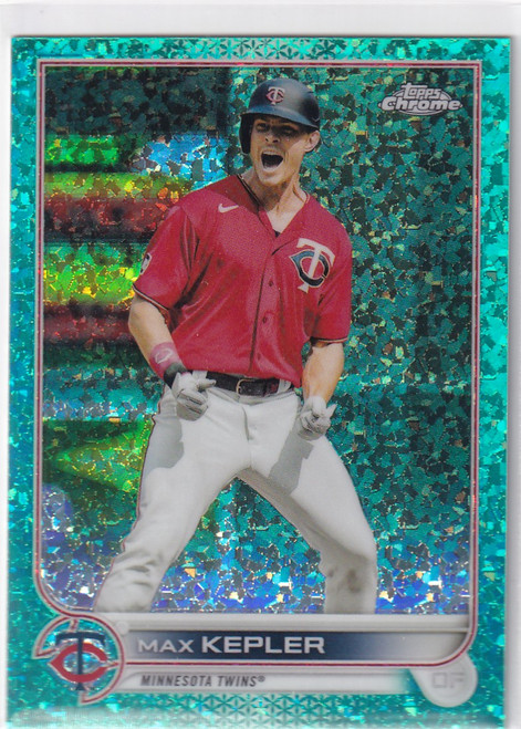 2022 TOPPS CHROME #58 MAX KEPLER DIAMOND CUT 117/199- MINNESOTA TWINS