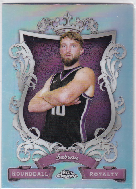 2024 TOPPS CHROME #RR-13 DOMANTAS SABONIS REFRACTOR- SACRAMENTO KINGS