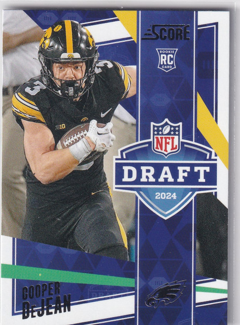 2024 SCORE #19 COOPER DEJEAN DRAFT- PITTSBURGH STEELERS