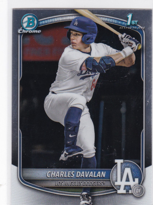 2025 Bowamn Chrome #BDC-96 Charles Davalan 1st Bowman Los Angeles Dodgers