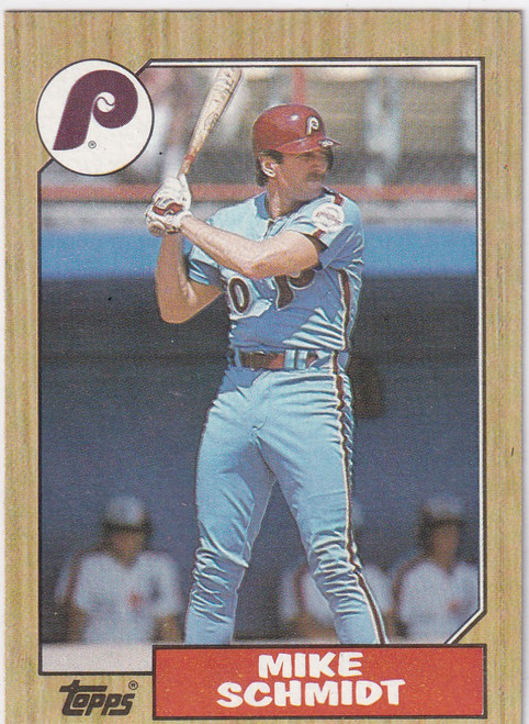 1987 TOPPS #430 MIKE SCHMIDT- PHILADELPHIA PHILLIES