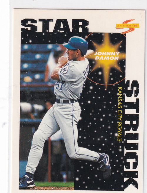 1996 PINNACLE #382 JOHNNY DAMON STAR STRUCK- KANSAS CITY ROYALS
