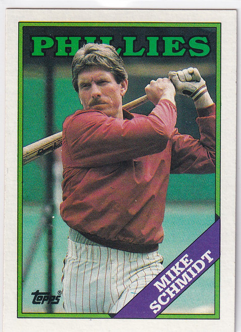 1988 TOPPS #600 MIKE SCHMIDT- PHILADELPHIA PHILLIES