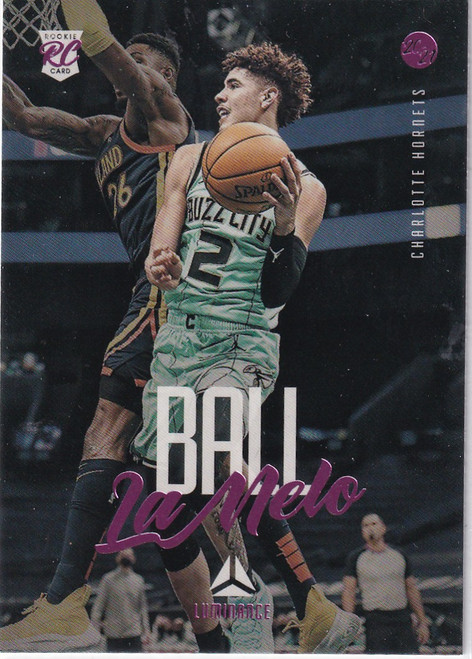 2020-21 CHRONICALS LUMINANCE #147 LAMELO BALL PINK- CHARLOTTE HORNETS