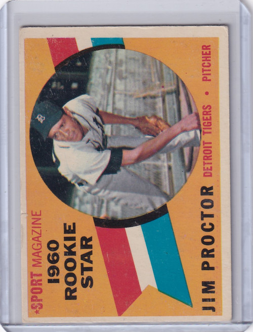 1960 Topps #141 Jim Proctor - Detroit Tigers RC