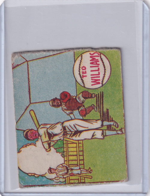 1949 R302-02 M.P. & Co #101 Ted Williams  - Boston Red Sox