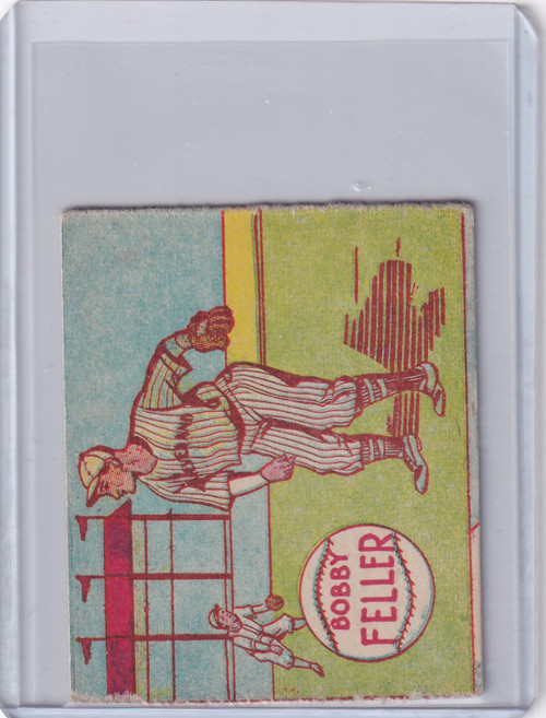 1949 R302-02 M.P. & Co #103 Bob Feller - Cleveland Indians