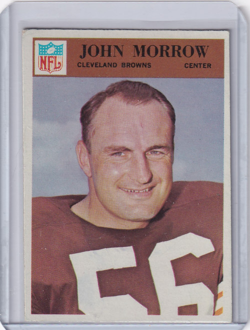 1966 Philadelphia Football #47 John Morrow - Cleveland Browns