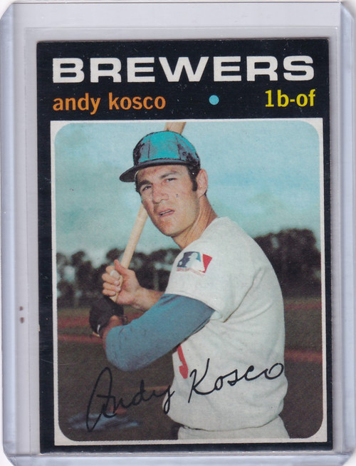 1971 Topps Baseball #746 Andy Kosco - Milwaukee Brewers