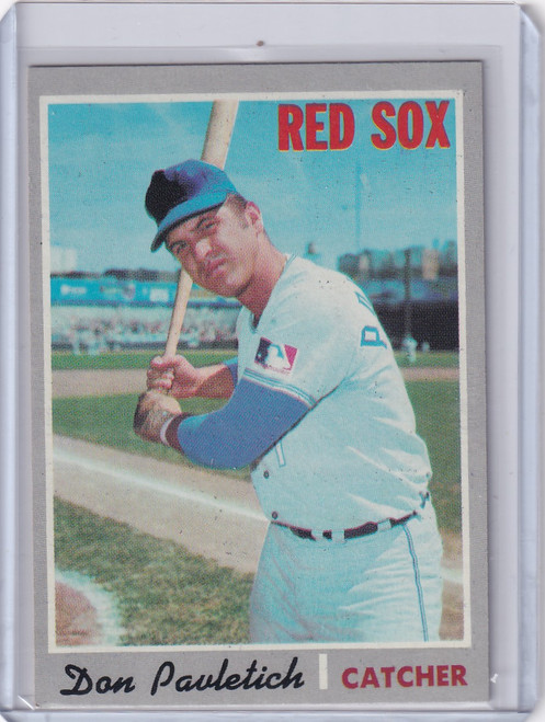 1970 Topps Baseball #504 Don Pavletich - Boston Red Sox