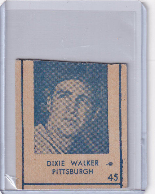 1948 R346 Blue Tint #45 Dixie Walker - Pittsburgh Pirates