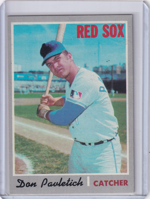 1970 Topps Baseball #504 Don Pavletich - Boston Red Sox