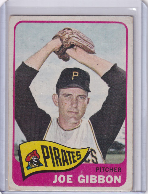 1965 Topps Baseball #54 Joe Gibbon - Pittsburgh Pirates