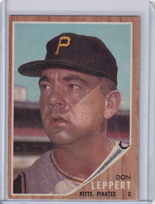 1962 Topps #36 Don Leppert - Pittsburgh Pirates RC