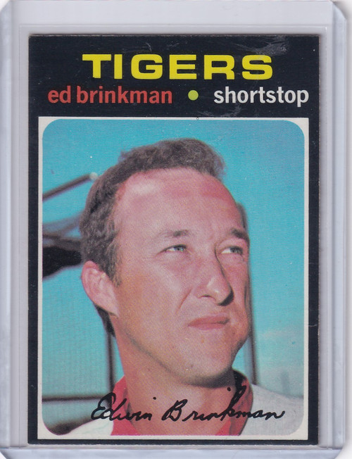 1971 Topps Baseball #389 Ed Brinkman - Detroit Tigers