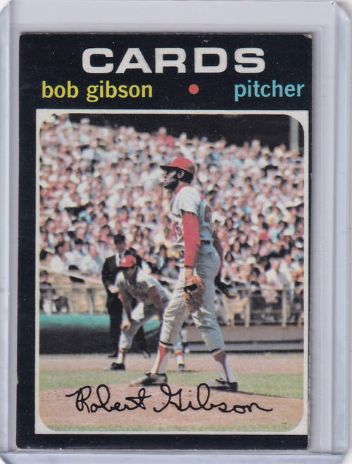 1971 Topps Baseball #450 Bob Gibson - St. Louis Cardinals