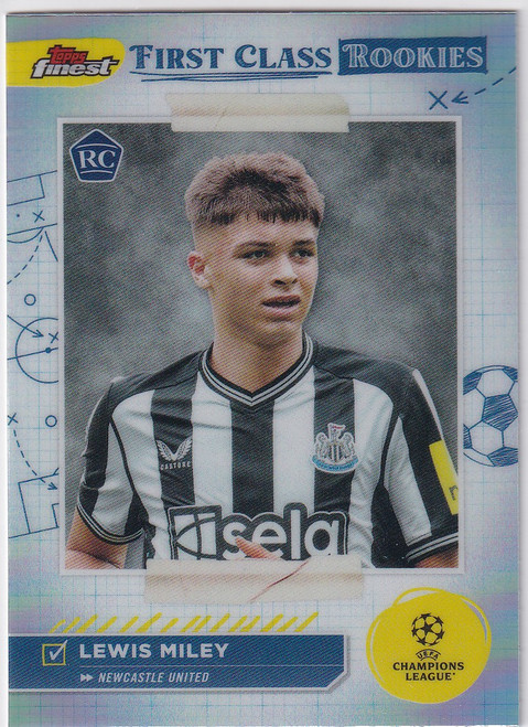 2023-24 Finest First Class FR-7 Lewis Miley - Newcastle United