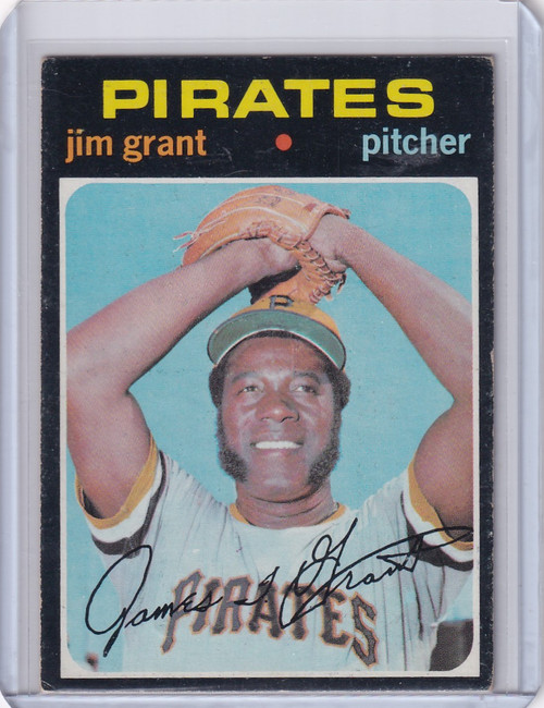 1971 Topps Baseball #509 Mudcat Grant - Pittsburgh Pirates